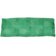 Polka Dot Scrapbook Paper Digital Green Body Pillow Case (dakimakura) by Mariart