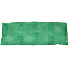 Polka Dot Scrapbook Paper Digital Green Body Pillow Case Dakimakura (two Sides) by Mariart