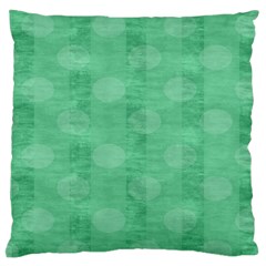 Polka Dot Scrapbook Paper Digital Green Standard Flano Cushion Case (two Sides) by Mariart