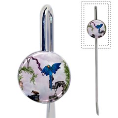 Wonderful Blue Parrot In A Fantasy World Book Mark by FantasyWorld7