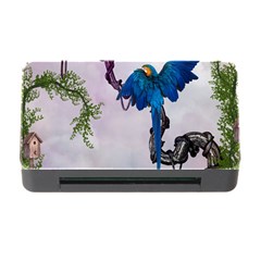 Wonderful Blue Parrot In A Fantasy World Memory Card Reader With Cf by FantasyWorld7