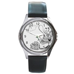 Bwemprendedor Round Metal Watch by PosterPortraitsArt