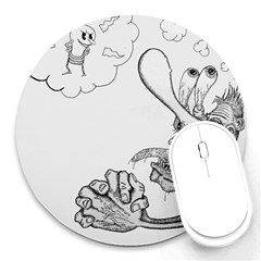 Bwemprendedor Round Mousepads by PosterPortraitsArt