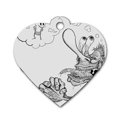 Bwemprendedor Dog Tag Heart (one Side) by PosterPortraitsArt