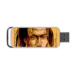 Bunnylinear Portable Usb Flash (one Side) by PosterPortraitsArt