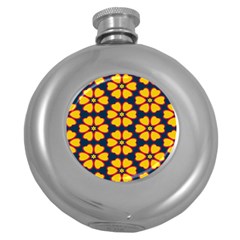 Yellow Flowers Pattern         			hip Flask (5 Oz) by LalyLauraFLM