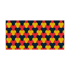 Red Blue Yellow Shapes Pattern        Yoga Headband