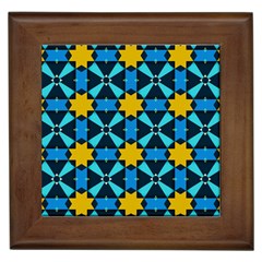 Stars Pattern       			framed Tile by LalyLauraFLM