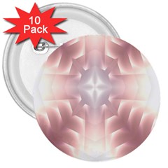 Neonite Abstract Pattern Neon Glow Background 3  Buttons (10 Pack)  by Nexatart