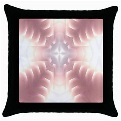 Neonite Abstract Pattern Neon Glow Background Throw Pillow Case (black) by Nexatart