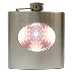 Neonite Abstract Pattern Neon Glow Background Hip Flask (6 Oz) by Nexatart