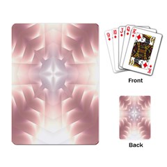 Neonite Abstract Pattern Neon Glow Background Playing Card by Nexatart