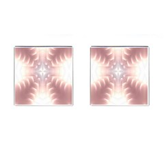 Neonite Abstract Pattern Neon Glow Background Cufflinks (square) by Nexatart