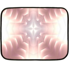 Neonite Abstract Pattern Neon Glow Background Fleece Blanket (mini) by Nexatart