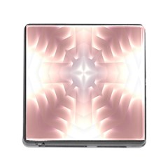 Neonite Abstract Pattern Neon Glow Background Memory Card Reader (square) by Nexatart