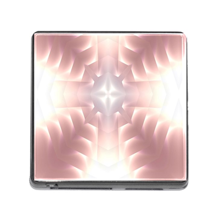 Neonite Abstract Pattern Neon Glow Background Memory Card Reader (Square)