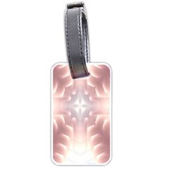 Neonite Abstract Pattern Neon Glow Background Luggage Tags (one Side)  by Nexatart