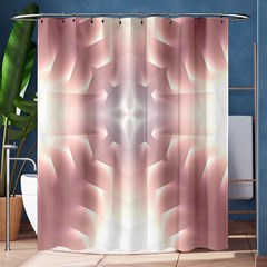 Neonite Abstract Pattern Neon Glow Background Shower Curtain 60  X 72  (medium)  by Nexatart