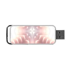 Neonite Abstract Pattern Neon Glow Background Portable Usb Flash (two Sides) by Nexatart