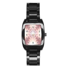 Neonite Abstract Pattern Neon Glow Background Stainless Steel Barrel Watch by Nexatart