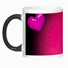 Pink Hearth Background Wallpaper Texture Morph Mugs by Nexatart