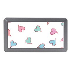 Colorful Random Hearts Memory Card Reader (mini) by Nexatart