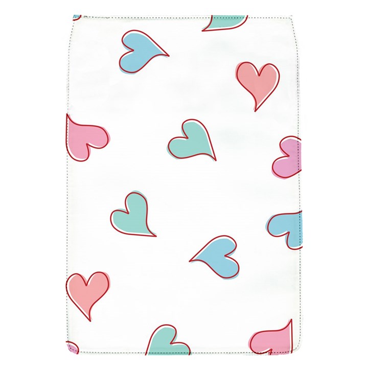 Colorful Random Hearts Flap Covers (S) 