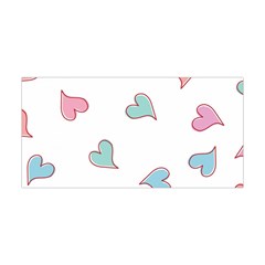 Colorful Random Hearts Yoga Headband by Nexatart