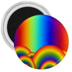 Background Rainbow 3  Magnets by Nexatart