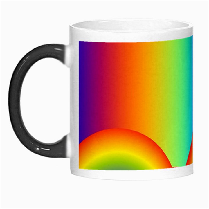 Background Rainbow Morph Mugs