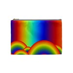 Background Rainbow Cosmetic Bag (Medium)  Front