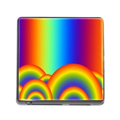 Background Rainbow Memory Card Reader (square) by Nexatart