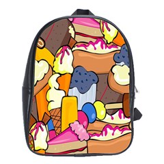 Sweet Stuff Digitally Food School Bags(Large) 