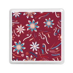 Floral Seamless Pattern Vector Memory Card Reader (square)  by Nexatart