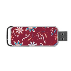 Floral Seamless Pattern Vector Portable Usb Flash (one Side) by Nexatart