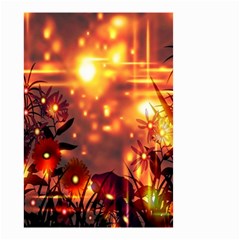 Summer Evening Small Garden Flag (two Sides) by Nexatart