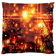 Summer Evening Large Cushion Case (one Side) by Nexatart