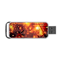 Summer Evening Portable Usb Flash (two Sides) by Nexatart