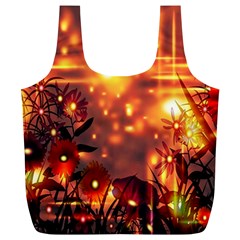 Summer Evening Full Print Recycle Bags (l)  by Nexatart