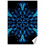 Blue Snowflake Canvas 12  x 18   11.88 x17.36  Canvas - 1