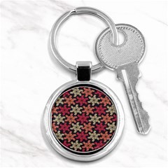 Floral Seamless Pattern Vector Key Chains (round)  by Nexatart