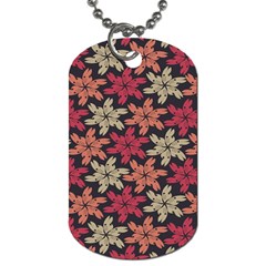 Floral Seamless Pattern Vector Dog Tag (one Side) by Nexatart