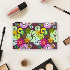 Floral Seamless Pattern Vector Cosmetic Bag (small)  by Nexatart