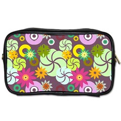 Floral Seamless Pattern Vector Toiletries Bags 2-side by Nexatart