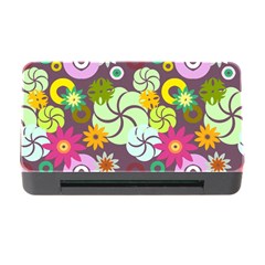 Floral Seamless Pattern Vector Memory Card Reader With Cf by Nexatart