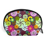 Floral Seamless Pattern Vector Accessory Pouches (Large)  Front