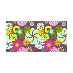 Floral Seamless Pattern Vector Yoga Headband