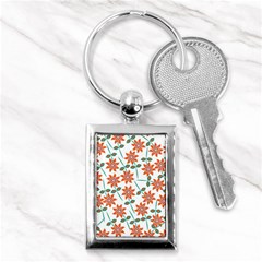 Floral Seamless Pattern Vector Key Chains (rectangle)  by Nexatart