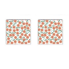 Floral Seamless Pattern Vector Cufflinks (square) by Nexatart