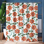 Floral Seamless Pattern Vector Shower Curtain 60  x 72  (Medium)  60 x72  Curtain